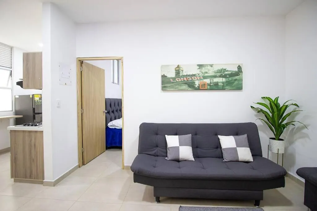 아파트 2 Bedroom Barrio Estadio, Cerca Al Metro, Parqueadero 303 메딜린